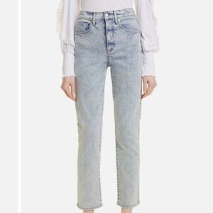 Veronica Beard Ryleigh Slim Straight Hi-Rise Jeans Vail